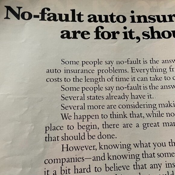 1971 The Travelers  Auto Insurance Ad Print Full 2 Pages u Vintage Original - Picture 3 of 4